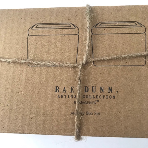 ❤️🆕 New Rae Dunn 2pk Red Jewelry Boxes - Picture 8 of 10